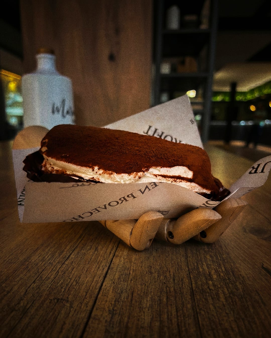 Postre casero tipo tarta de chocolate del Restaurante Marivent